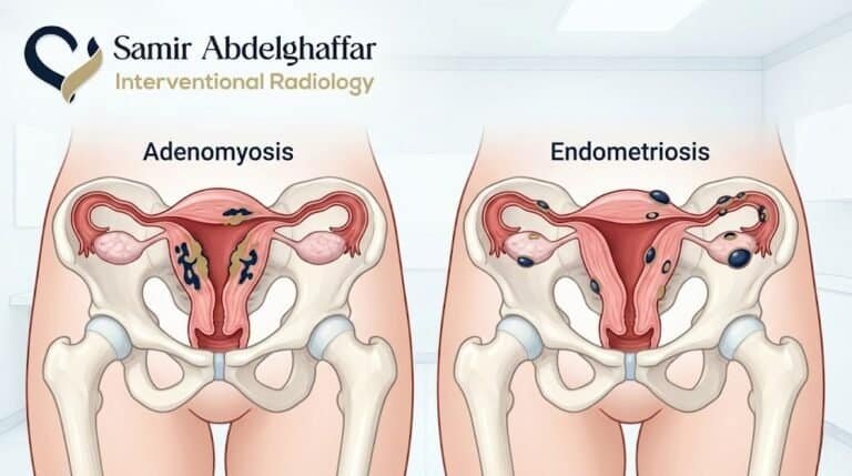 الفرق بين التغدد الرحمي وبطانة الرحم المهاجرة