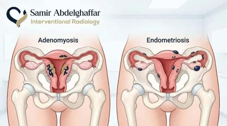 الفرق بين التغدد الرحمي وبطانة الرحم المهاجرة
