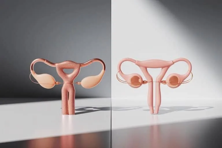 الفرق بين العضال الغدي وتليف الرحم