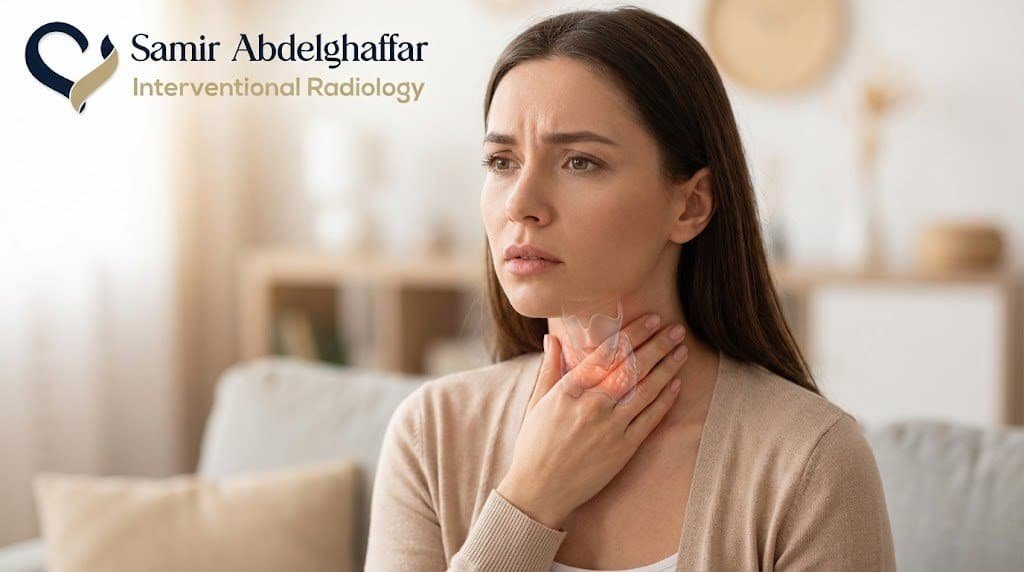 أعراض الغدة الدرقية في الحلق عند النساء