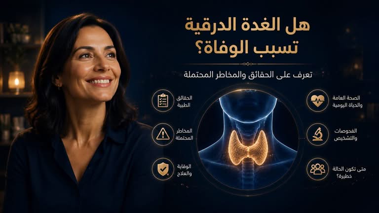 هل الغدة الدرقية تسبب الوفاة