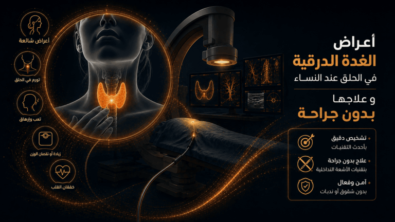 أعراض الغدة الدرقية في الحلق عند النساء