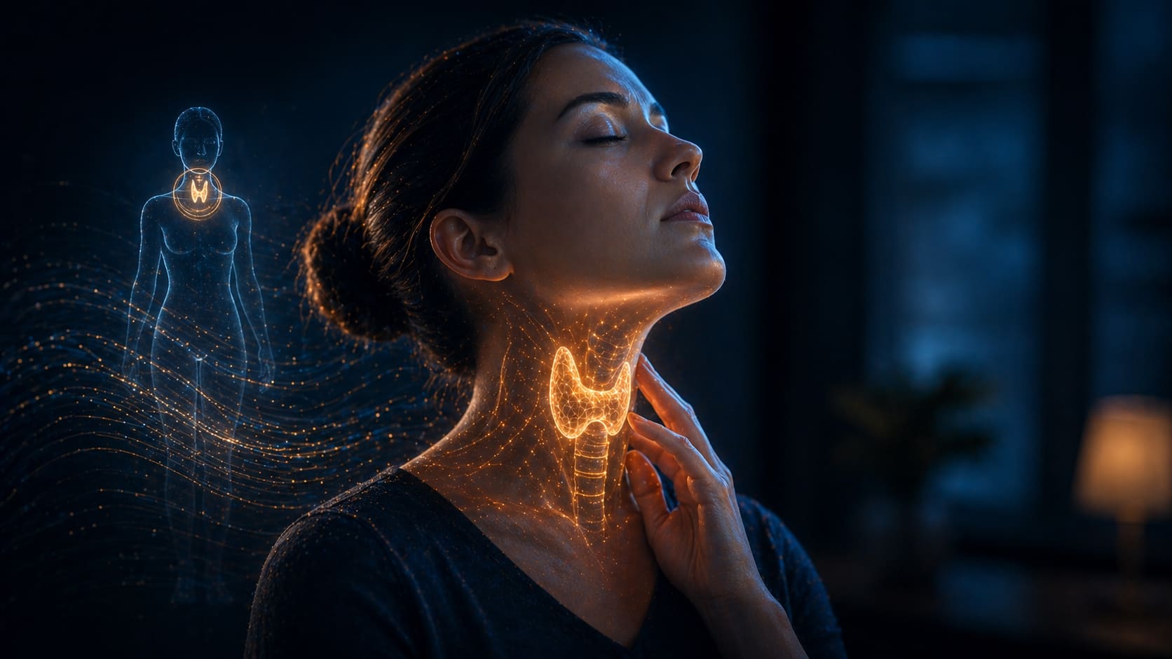 أعراض الغدة الدرقية في الحلق عند النساء