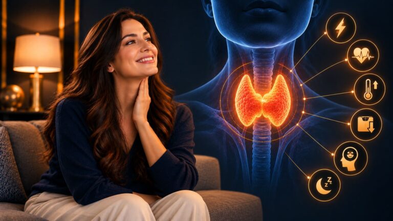 أعراض نشاط الغدة الدرقية عند النساء