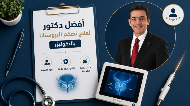 أفضل دكتور لعلاج تضخم البروستاتا بالايكوليزر: د. سمير عبد الغفار