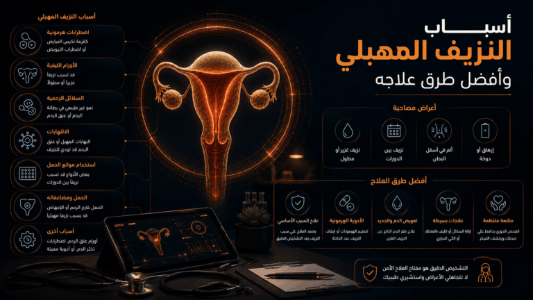 اسباب النزيف المهبلي وأفضل طرق علاجه
