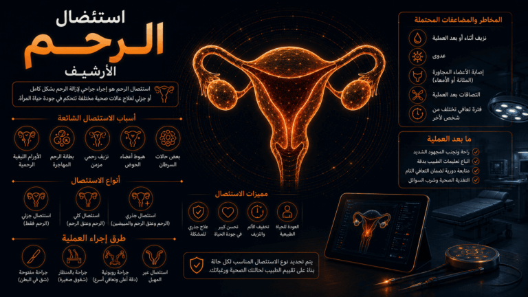 استئصال الرحم: الأسباب والمخاطر والبدائل