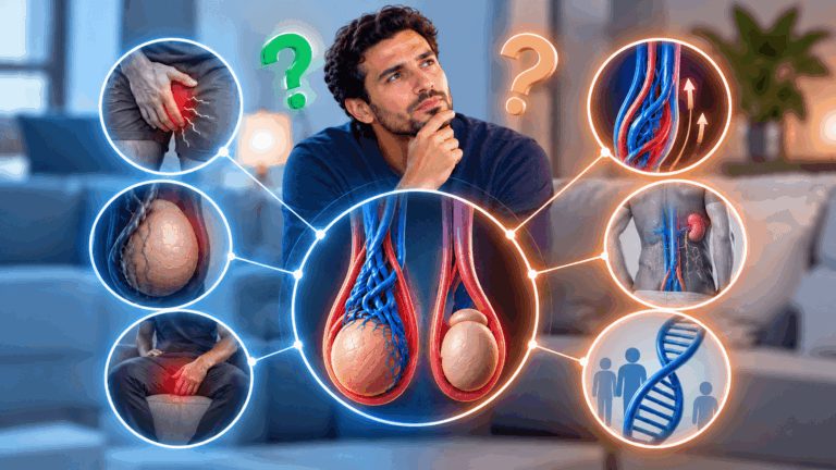 اعراض واسباب دوالي الخصية