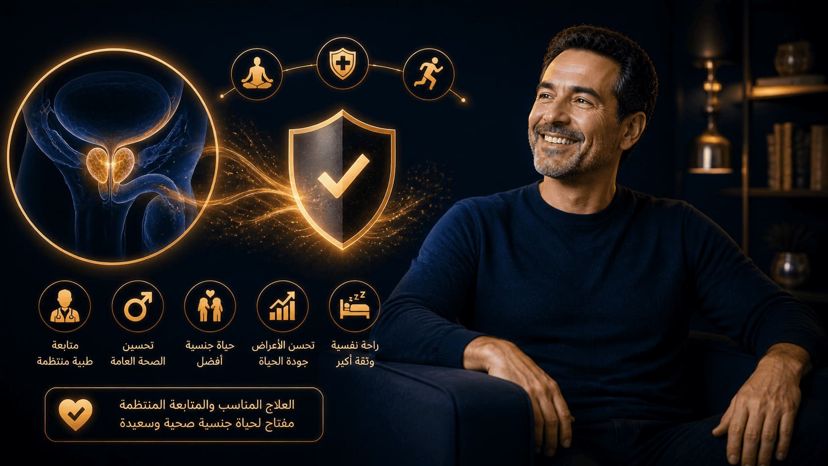 التهاب البروستات والجماع: هل يؤثر على حياتك الجنسية؟ 1 التهاب البروستات والجماع: هل يؤثر على حياتك الجنسية؟