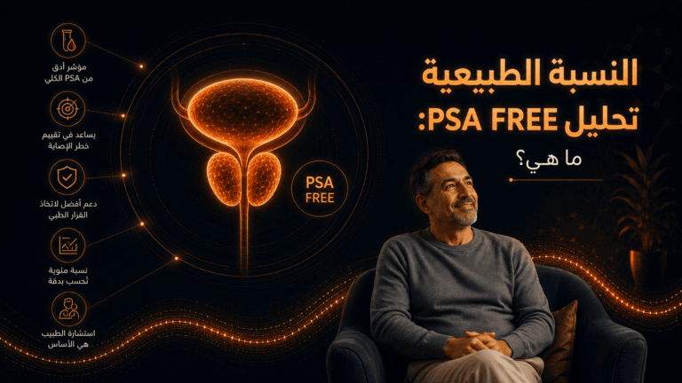 النسبة الطبيعية تحليل psa free:ما هي؟