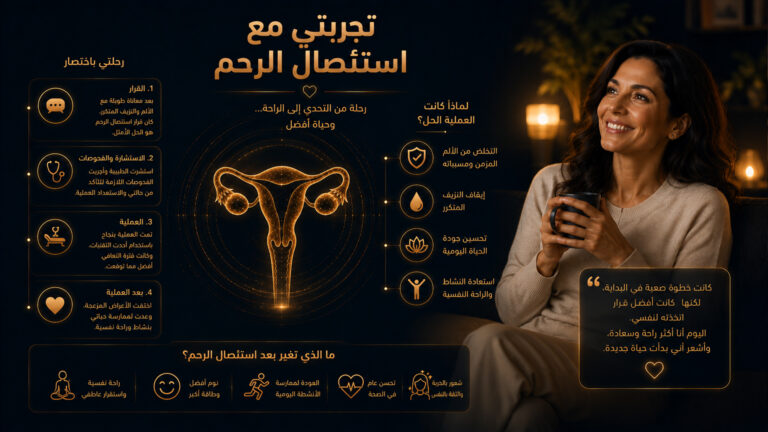 تجارب النساء بعد استئصال الرحم | بديل إزالة الرحم
