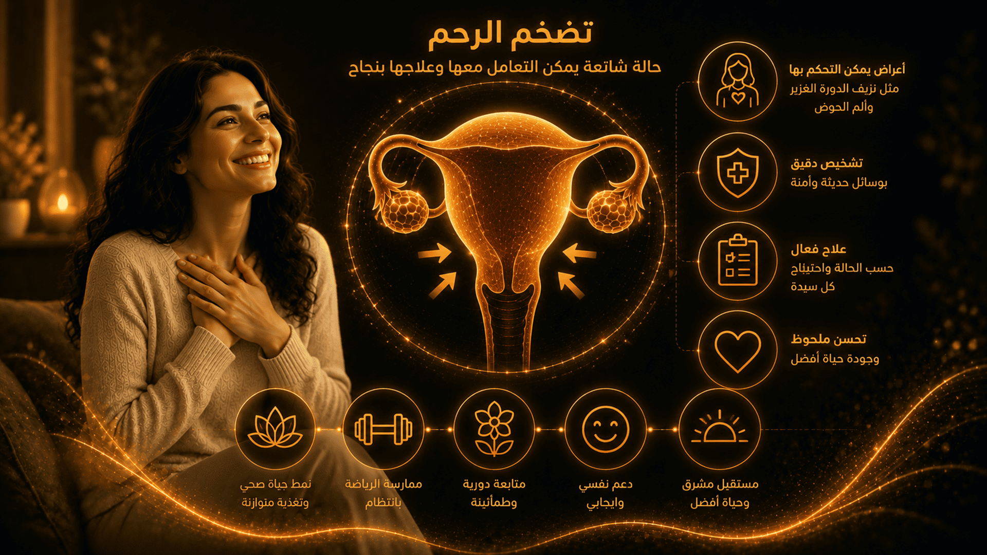 تضخم الرحم: اعرفي الأسباب، الأعراض، والعلاج 2 تضخم الرحم