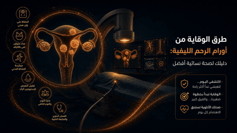 طرق الوقاية من أورام الرحم الليفية: دليلك لصحة نسائية أفضل 🌱
