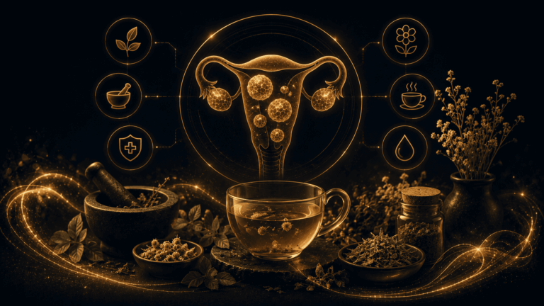 علاج ألياف الرحم بالأعشاب
