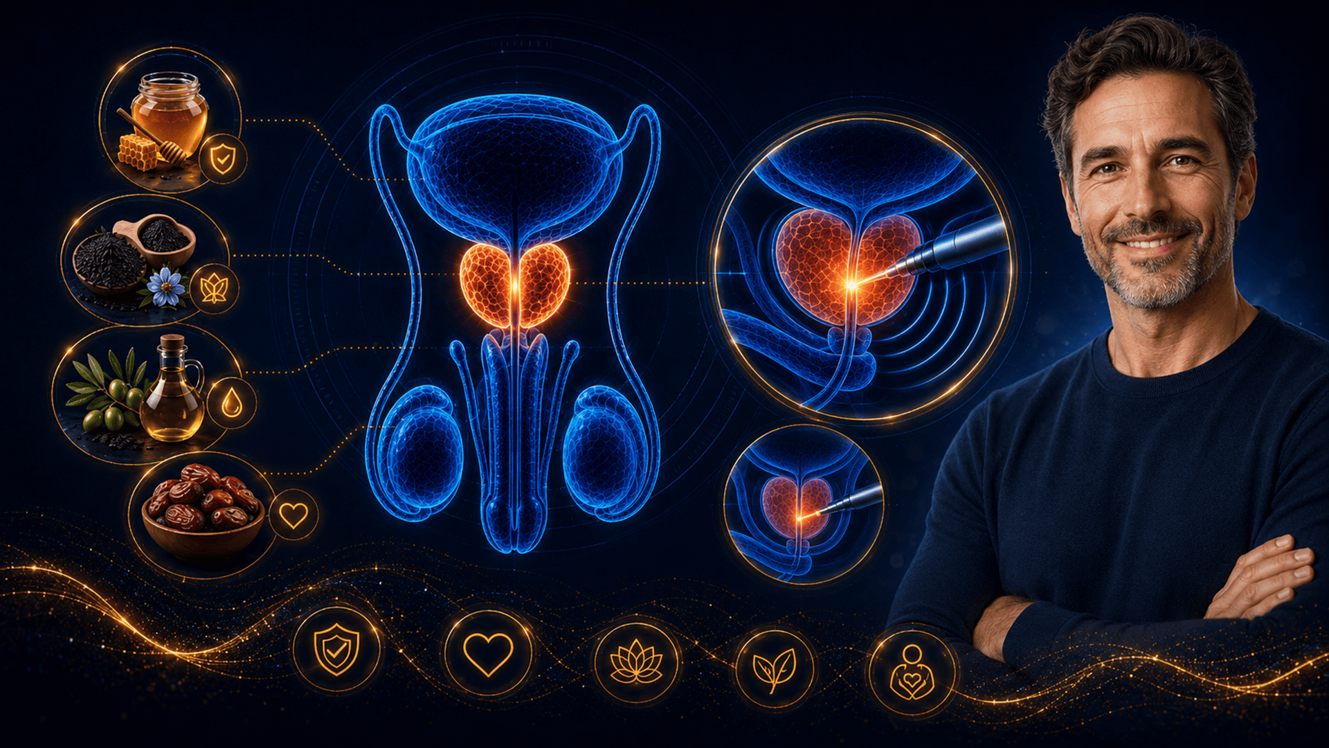 علاج البروستاتا بالطب النبوي
علاج البروستاتا بالاعشاب