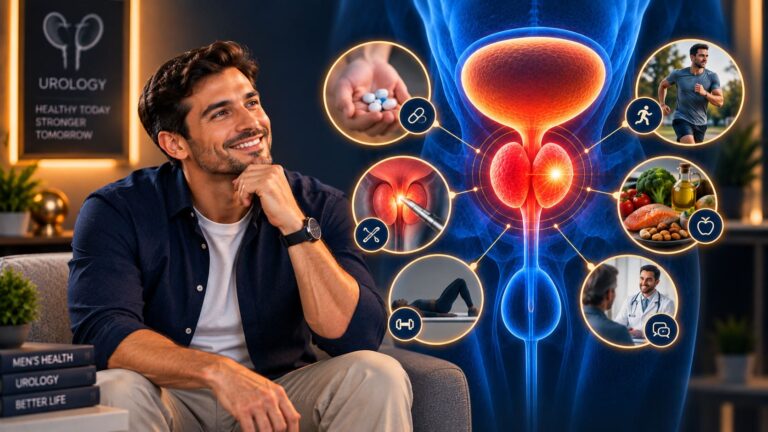 علاج تضخم البروستاتا عند الشباب​ | الأسباب والأعراض والعلاجات الحديثة