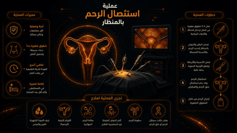 عملية استئصال الرحم بالمنظار
