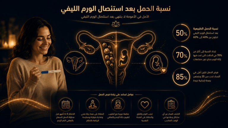 الحمل بعد عملية استئصال الورم الليفي بالقسطرة