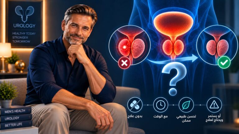 هل يزول احتقان البروستاتا بدون علاج؟